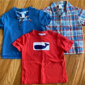 Janie and Jack 3 Shirt Bundle